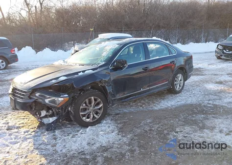 2017 Volkswagen Passat 1.8T S from USA, damaged, VIN 1VWAT7A34HC053045